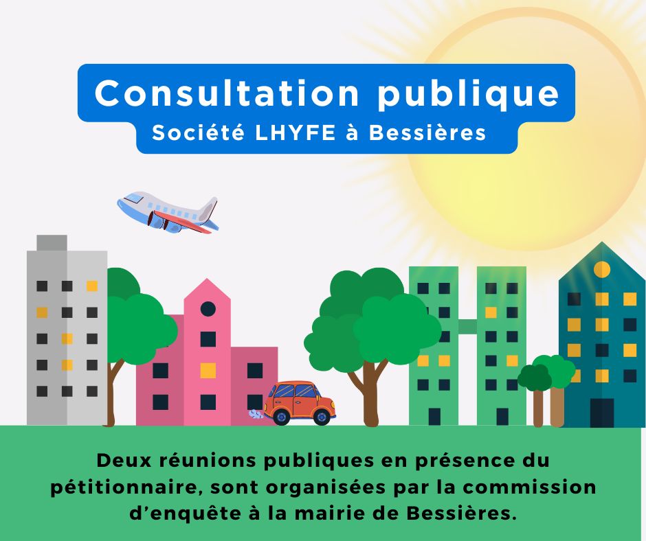 Consultation du public - Société LHYFE à Bessières